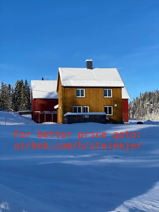Fjellstad Gard - 2 Minutes From E6 And 5 Minutes Drive From Steinkjer City Villa Esterno foto
